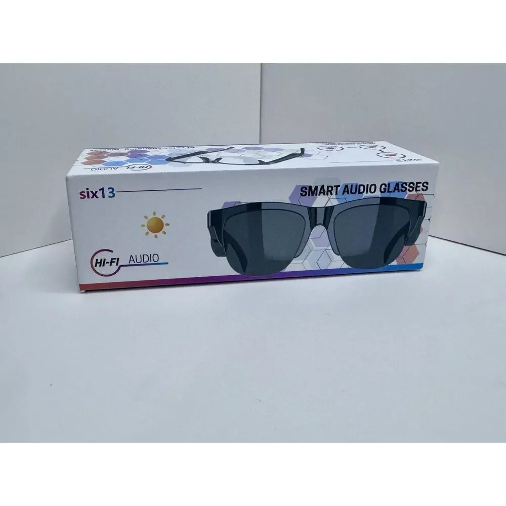 Six13 Smart Audio Glasses Bluetooth AI Transition Hi-Fi Audio UV Protection